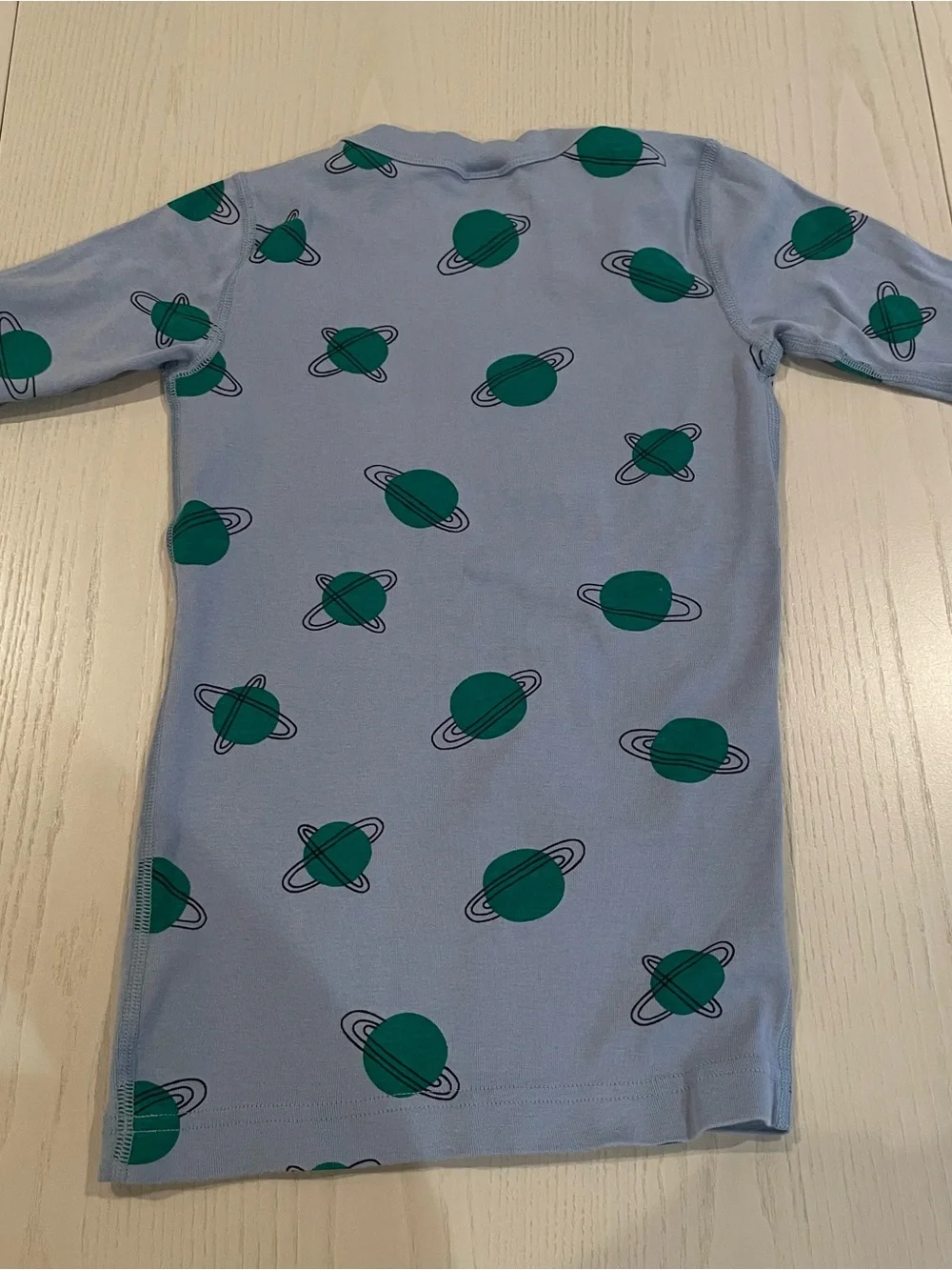 Hanna Andersson HannaJams Short John Pajama Set (Planets on Blue) - Size 10 140